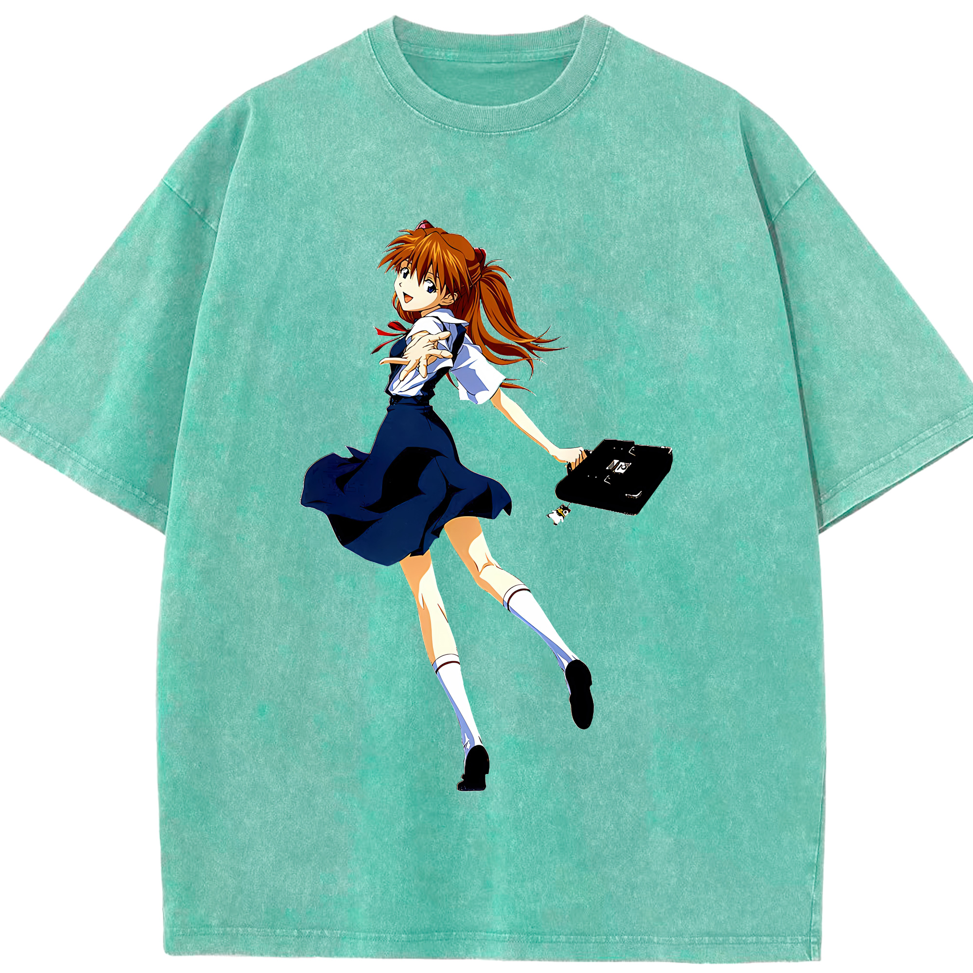 （画像用） EVA 新世紀エヴァンゲリオン 綿100% ヴィンテージ風 半袖Tシャツ（フロントプリント）